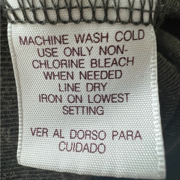 Vintage Worthington dark olive green short sleeve top -Size Large - Picture 4 of 6